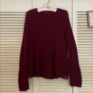 Lucky Brand Maroon Sweater